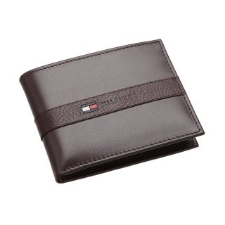 Tommy Hilfiger Mens Leather Credit Card Wallet Bifold