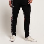 SUPERDRY SD TRICOT PANELLED TRACK PANTS - Black