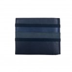 Tommy Hilfiger Men\'s Leather Double Billfold Wallet Cobalt