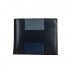 Tommy Hilfiger Men\'s Leather Double Billfold Pocketbook Wallet Navy