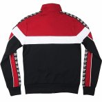 SUPERDRY SD TRICOT PANELLED TRACK TOP - Red/Black