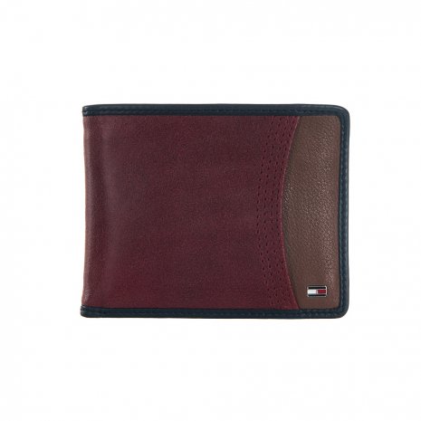 Tommy Hilfiger Men's Leather Double Passcase & Valet Wallet