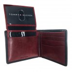 Tommy Hilfiger Men\'s Leather Double Passcase & Valet Wallet