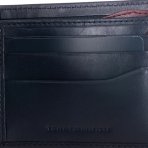 Tommy Hilfiger Men\'s Genuine Leather Billfold Wallet 31tl130014 Navy