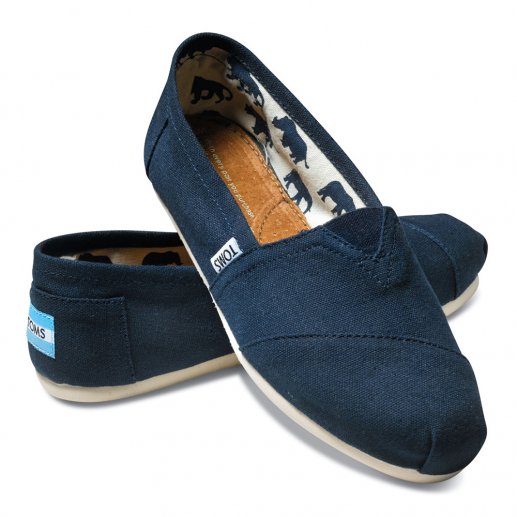 Toms Classic Women\'s Navy Canvas 001001B07-NVY