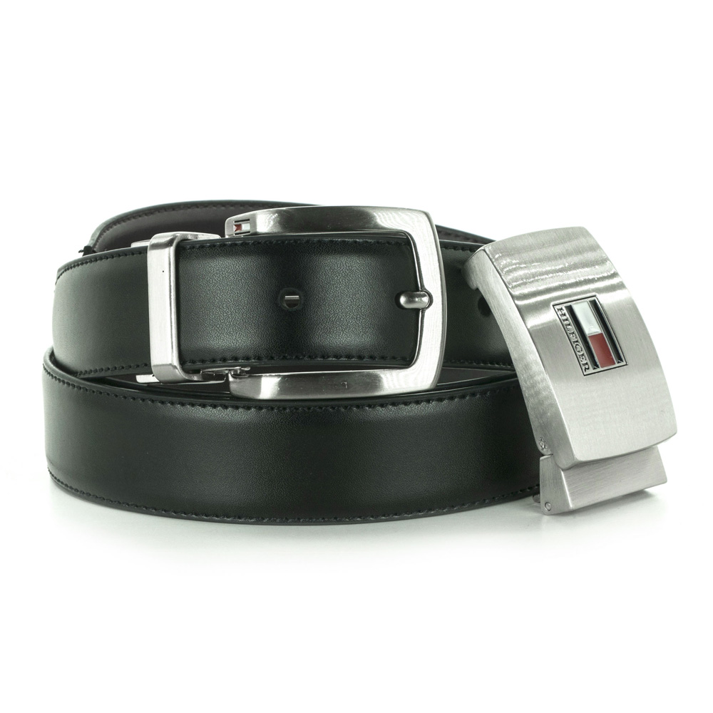 Tommy Hilfiger Leather Reversible Belt Black / Brown 08-4182-17