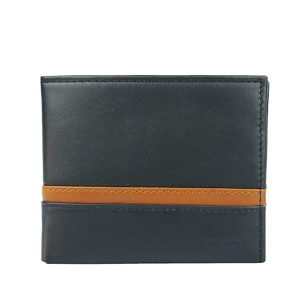 Tommy Hilfiger Leather Double Designer Wallet