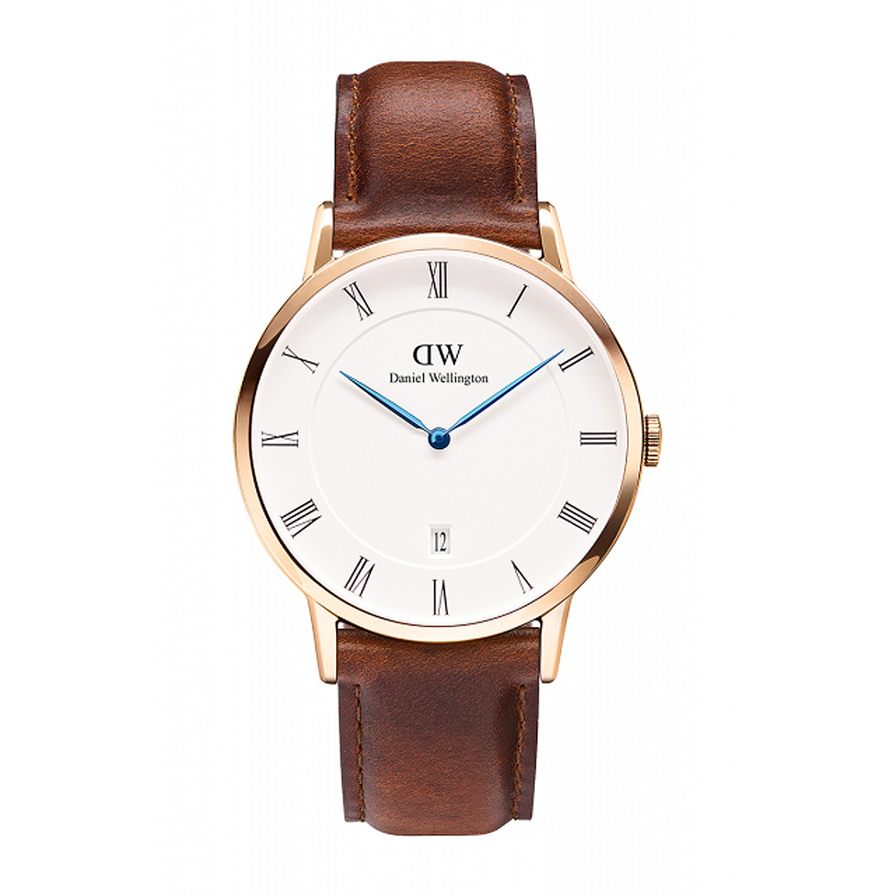 Dapper St Mawes 38mm Rose gold DW00100083