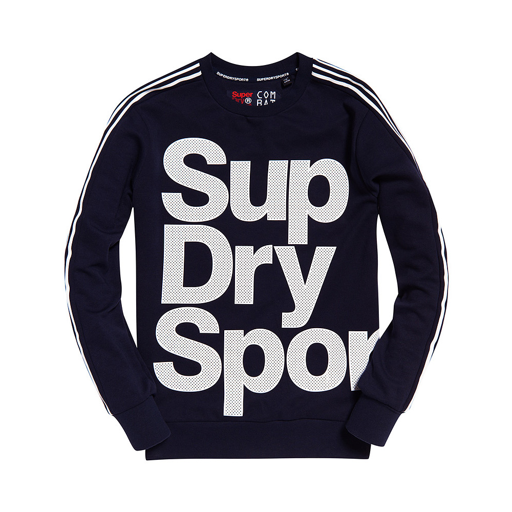SUPERDRY COMBAT SPORT CREW - Black