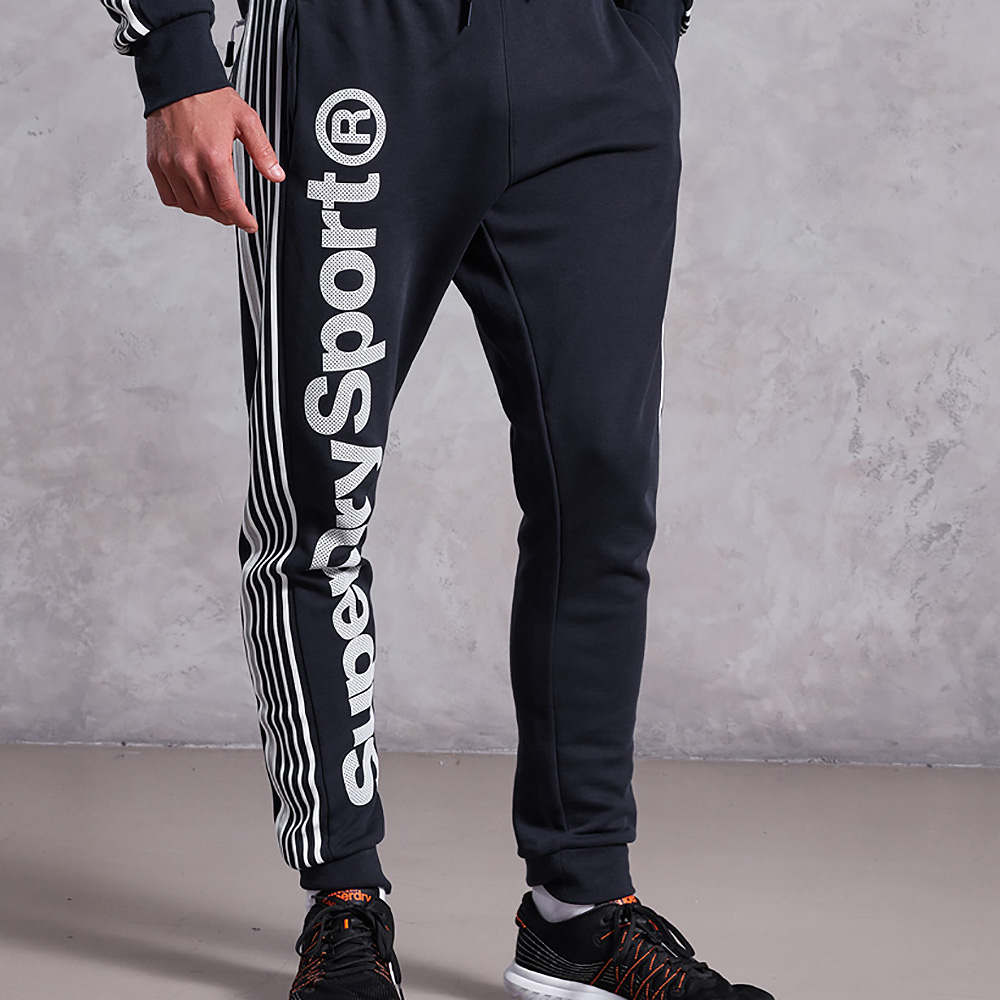SUPERDRY COMBAT SPORT PANTS - Black