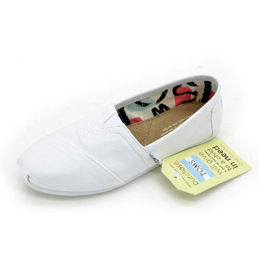 Women Toms Classics Optic White Canvas Original Classic 10005987